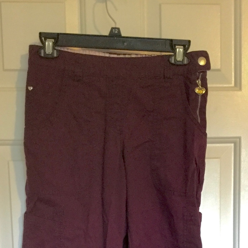 Koi Sara Scrub Pants Small Tall Burgundy